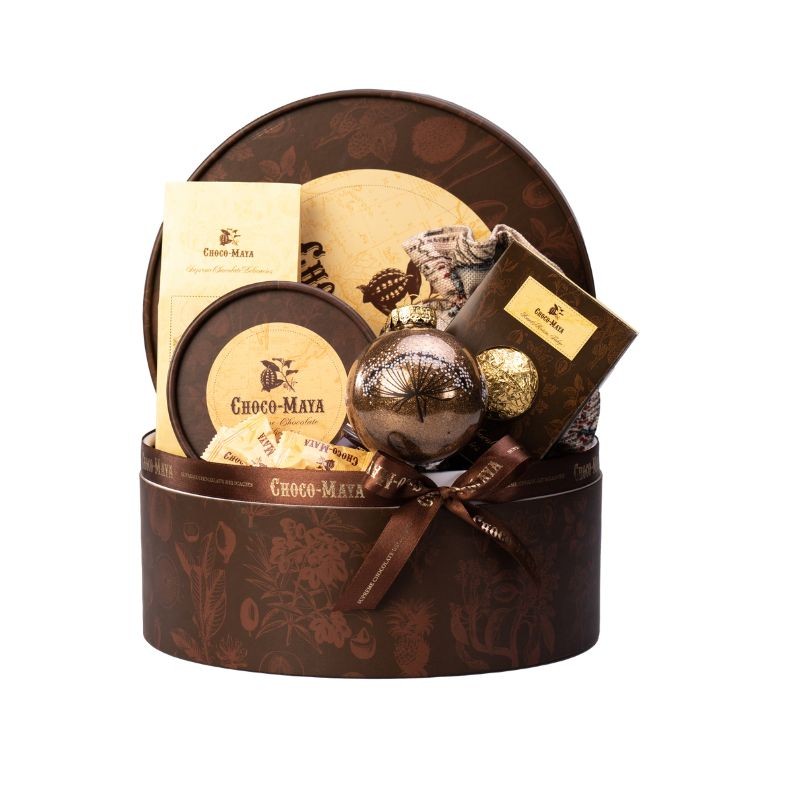 Choco Maya Tuba Prezentowa Marrone No 3 Xmas