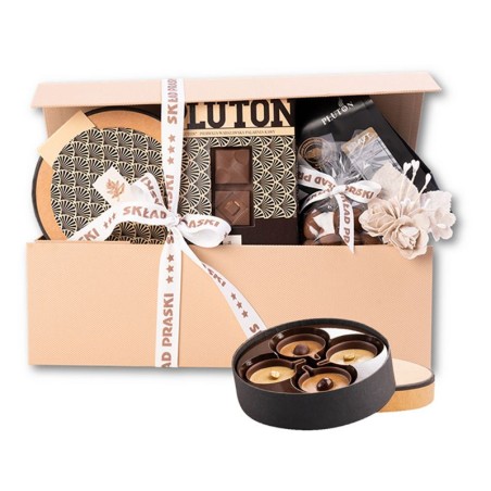 Pluton Kuferek Prezentowy Złoty