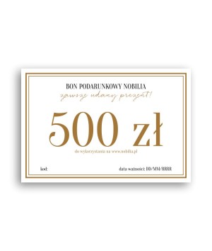 Bon Podarunkowy Nobilia 500 zł