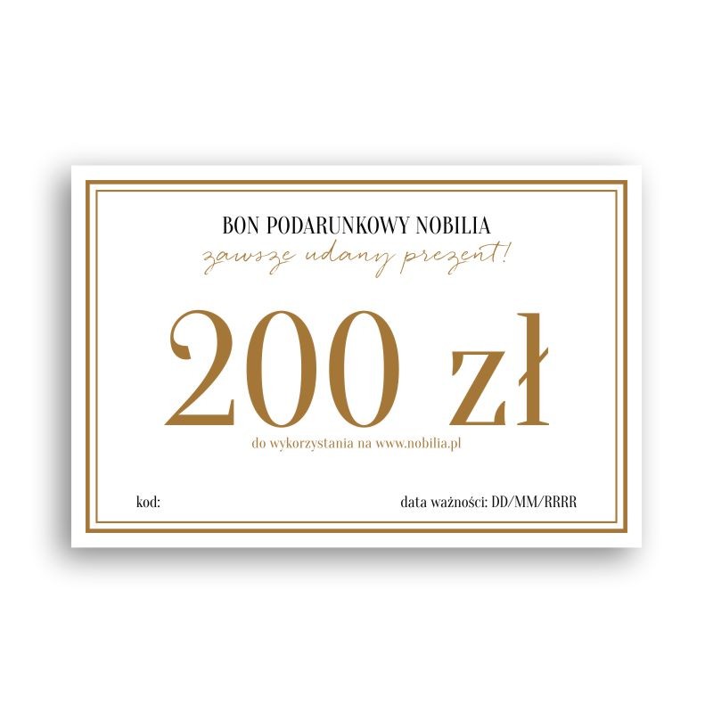 Bon Podarunkowy Nobilia 200 zł