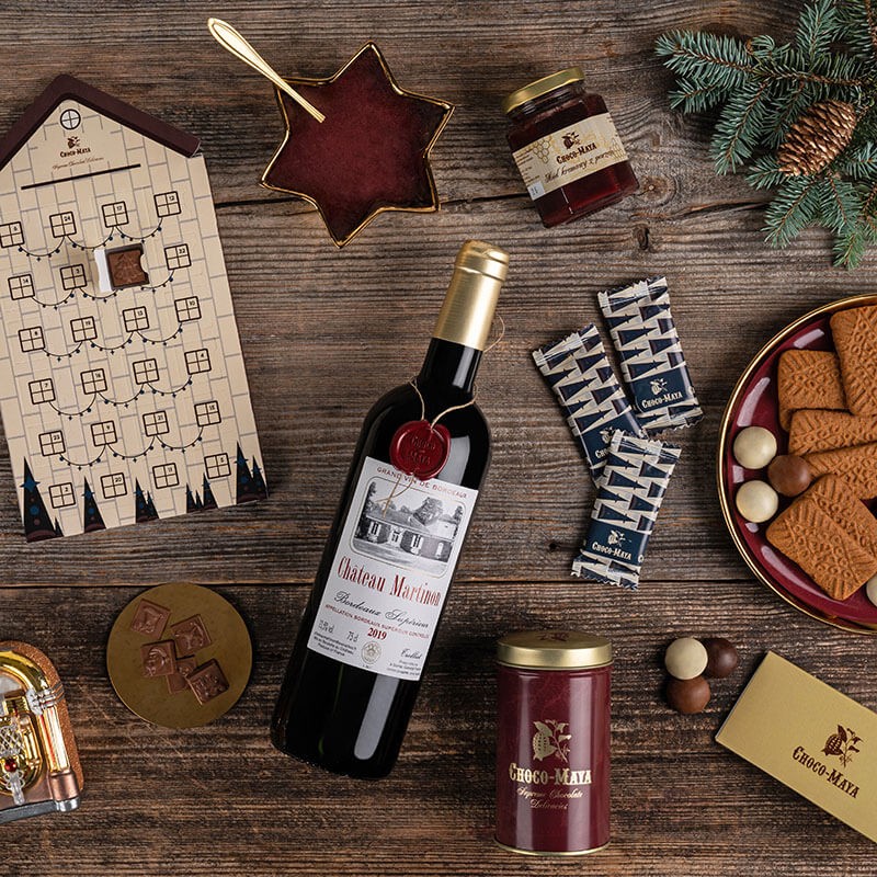 Choco Maya Kuferek Adwentowy z serii z Serii Nobilia i Robert Mielżyński Polecają Xmas