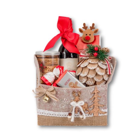 Koszyczek Prezentowy Very Merry Christmas Xmas