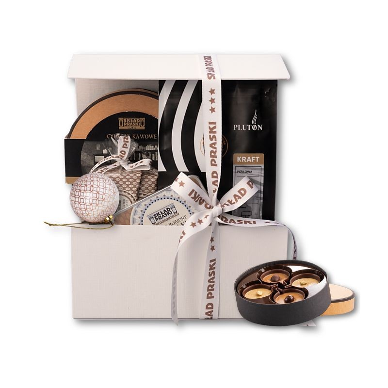 Skład Praski Pluton Kuferek Prezentowy Perłowy Xmas