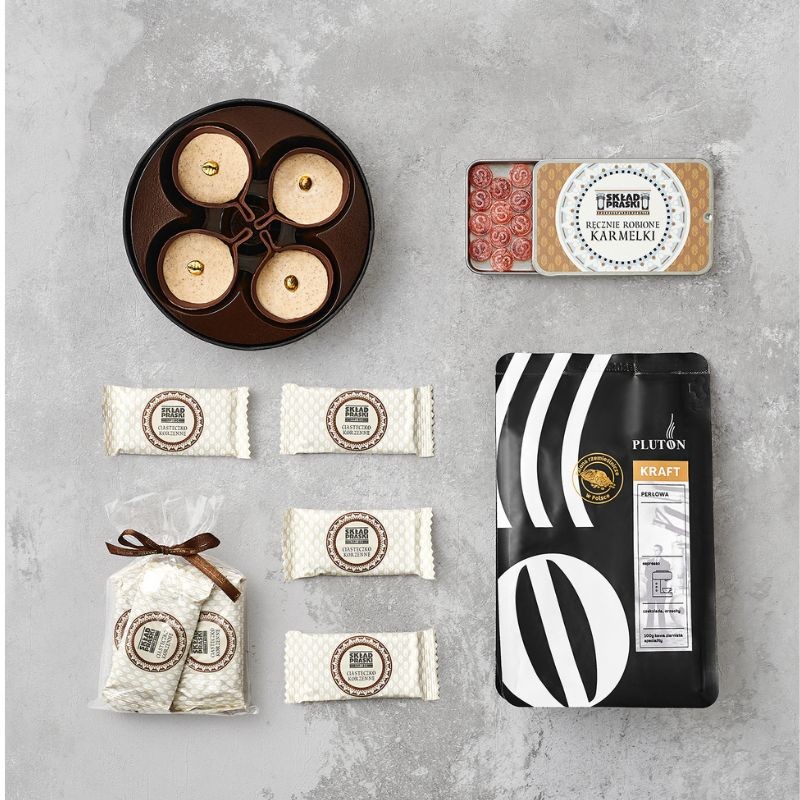 Skład Praski Pluton Kuferek Prezentowy Perłowy Xmas