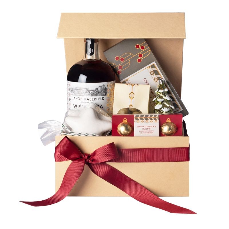 HABERFELD Prezentowy Kuferek Wiśniowa Kwintesencja Xmas