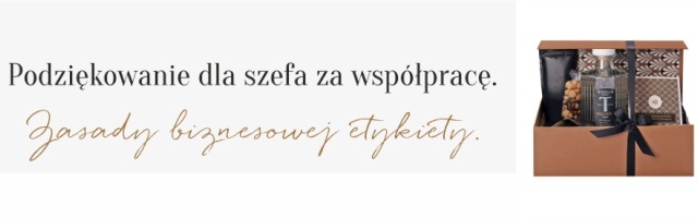 Podziękowanie dla szefa za współpracę